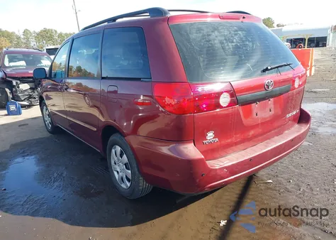 2008 Toyota Sienna Ce z USA, uszkodzony, nr VIN 5TDZK23C68S220772